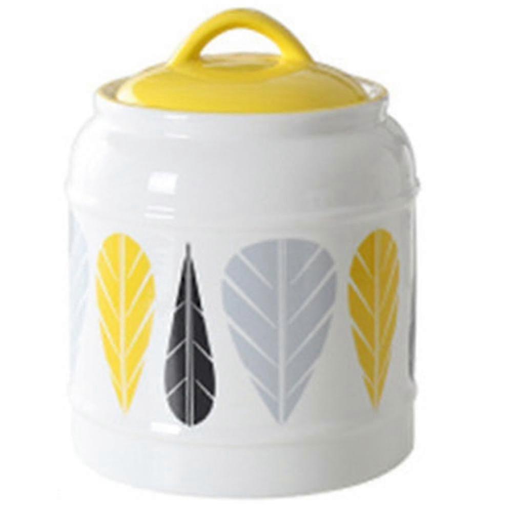 Ceramic Airtight Jar With Lid Large-capacity Household Portable B A