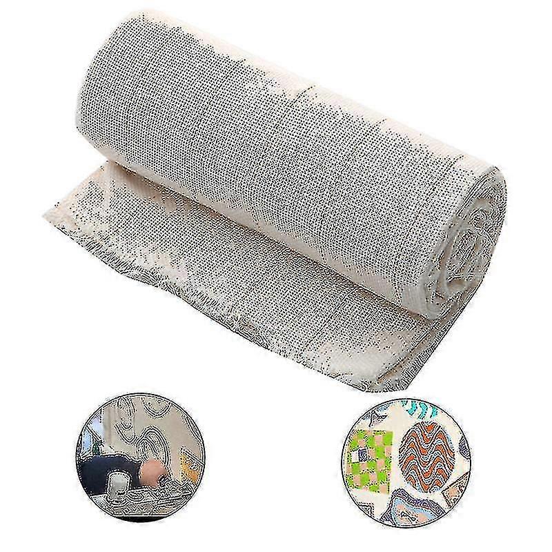 2.1x1meter munk klut tufting klut merkede linjer vevd gjør plagg diy klut