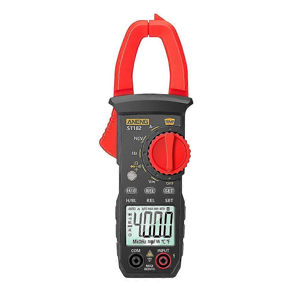 St182 Digital Clamp Meter Ac Current Multimeter Dc/ac Voltage Ammeter Voltage Tester Amp Ncv Ohm Test Y