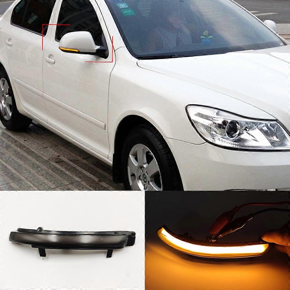 Applicable To koda Octavia 13-14 Haorui Express 09-15 Rearview Mirror Steering Lamp Rearview Mirror Signal Lamp