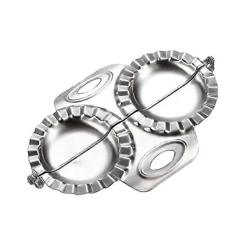 stainless steel dumpling maker double-headed dumpling mould dumpling skin artifact manual dumpling mould