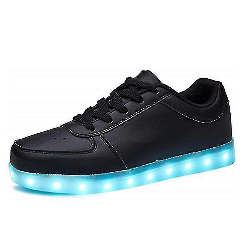 أحذية LED الخفيفة للرجال والنساء أحذية مجلس النشاط الطلابي USB شحن أحذية مضيئة جودة Shoes_Good الفلورسنت