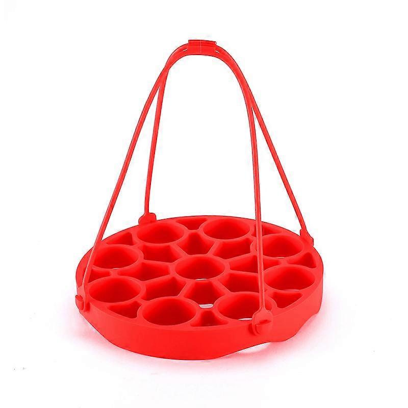 Silicone Egg Steamer Rack Holds 9 Eggs for 5/6, 8 Quart