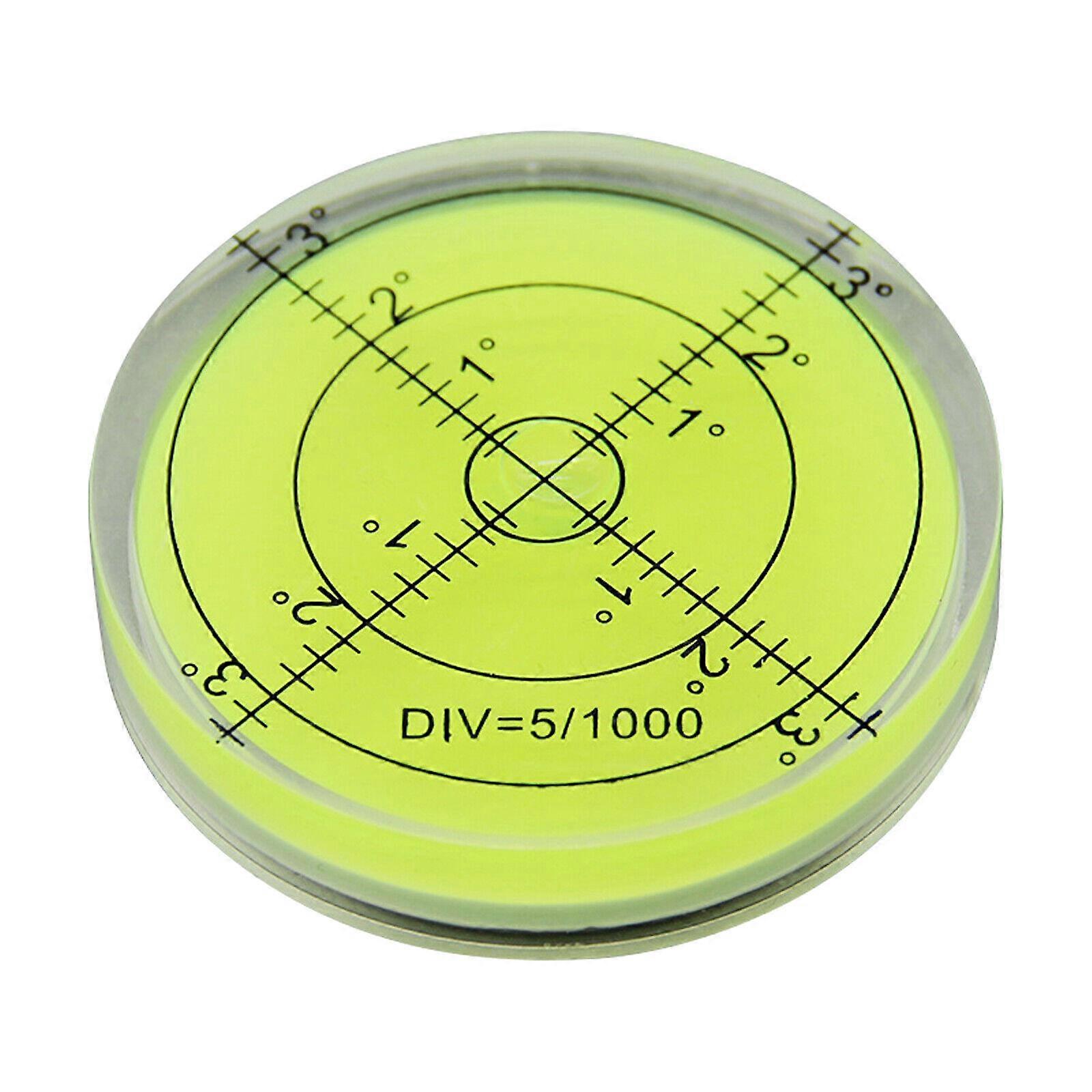 Bubble Level - 60mm Compact Diameter Measuring Tool Portable Round Bubble Level with Scale for Camera Rig Balance