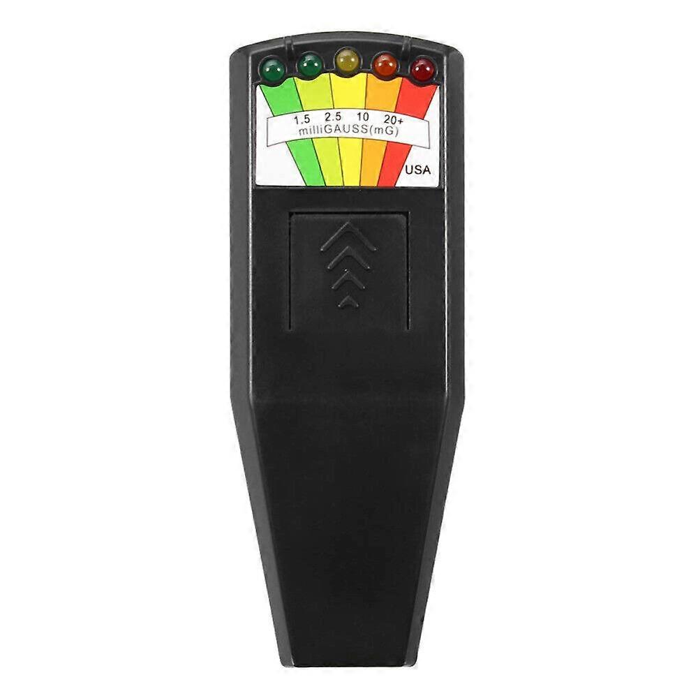 Tester di radiazioni del campo elettromagnetico digitale portatile 5 LED Gauss EMF meter