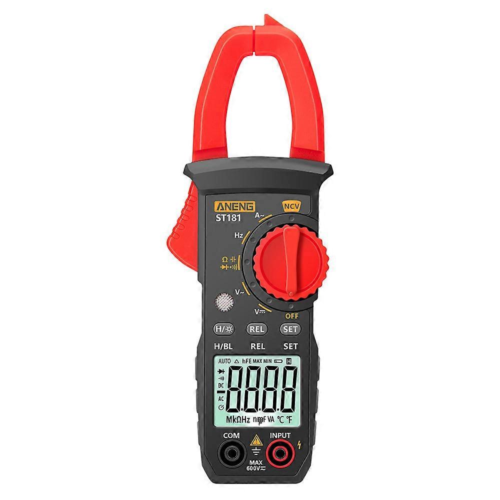 ST181 Digital Clamp Meter DC/AC Current 4000 Counts Multimeter Ammeter Voltage Tester Car Amp Hz Capacitance