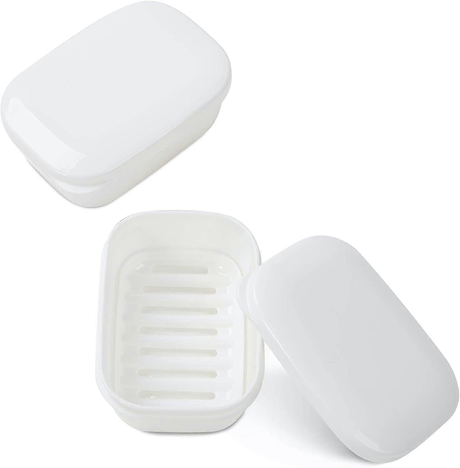 2PCS Portable Soap Dish
