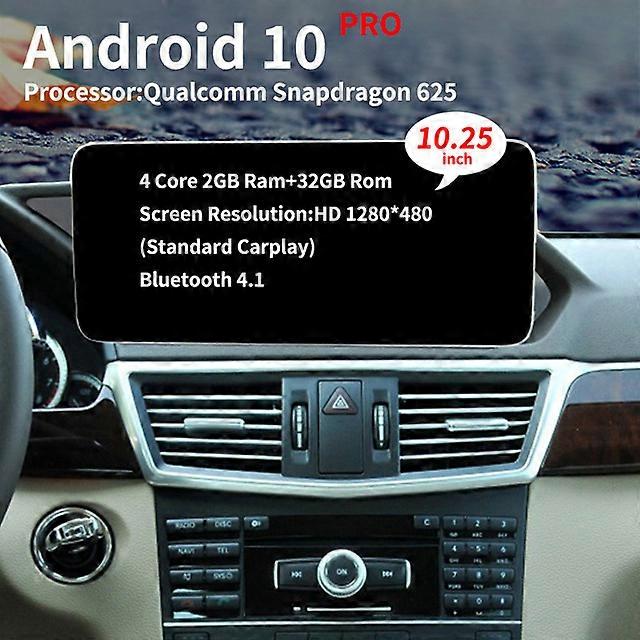 12.3" Pantalla táctil Android 11 Audio Auto Radio para Benz W212 W207 E200 E260 E350 E Class Car Radios GPS Estéreo Wifi