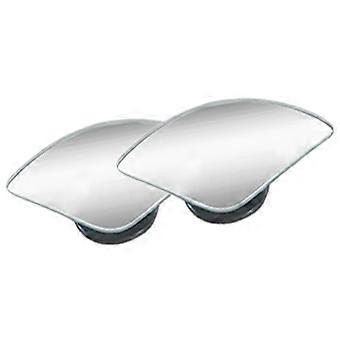 2pcs Universal Car Blind Spot Mirror Auxiliary Rearview Mirror Wide-angle HD Glass 360 Degree Adjustable Convex Mirrors