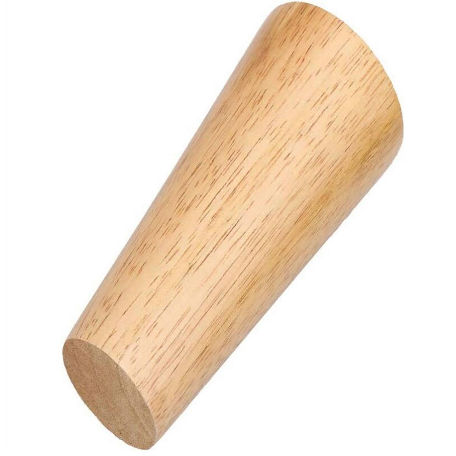 Set of 4 15cm Slanted Solid Wood Furniture Legs, Replacement Legs with Mounting Plate and Screws for Sofa, TV, Bed, Dining Table