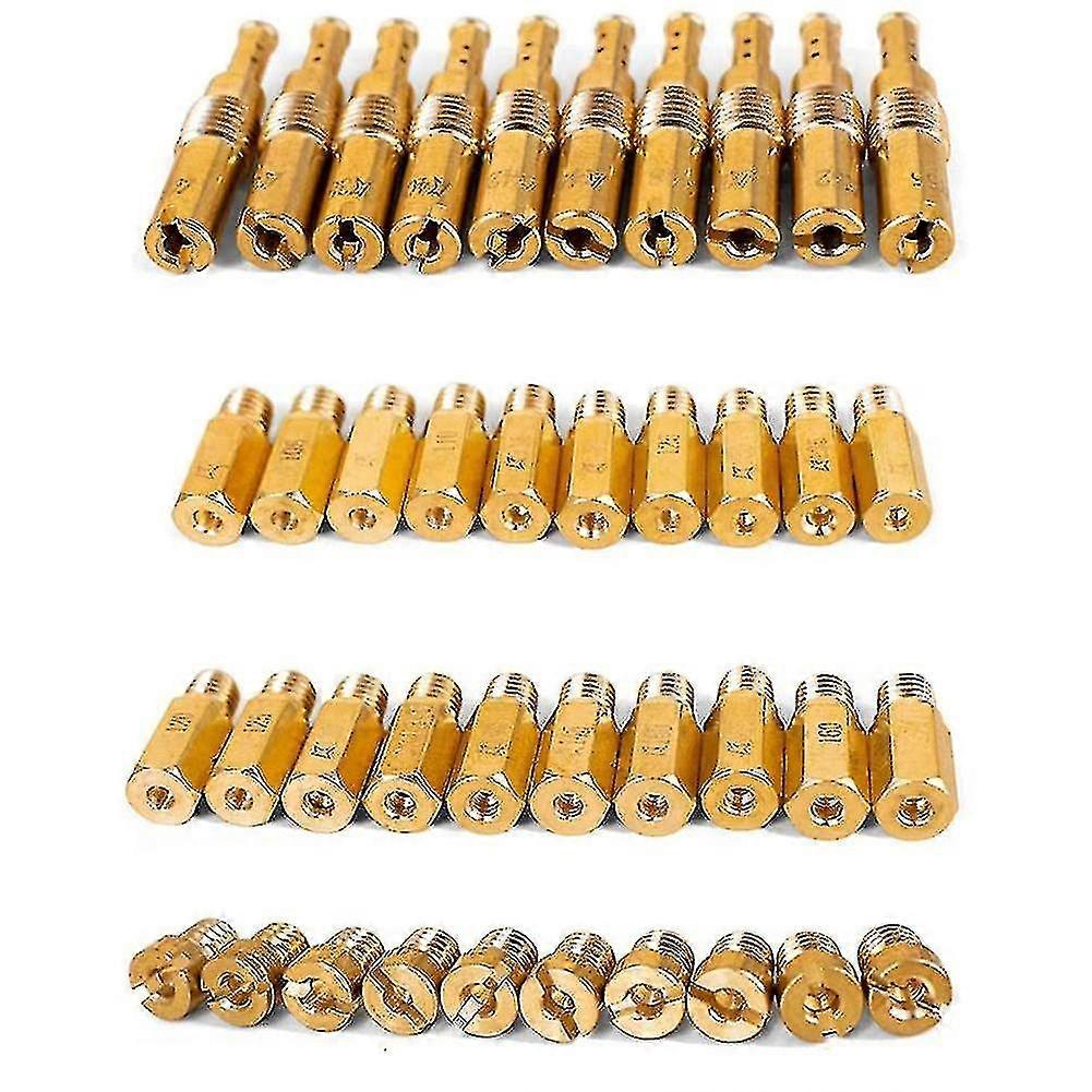 30pcs κύριο τζετ καρμπυρατέρ και αργά πιλοτικά τζετ 10pcs για Pwk Keihin-fjkhf