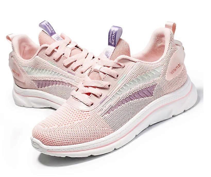 Naisten urheilukengät hengittävät perhokudotut all-match vapaa-ajan kengät