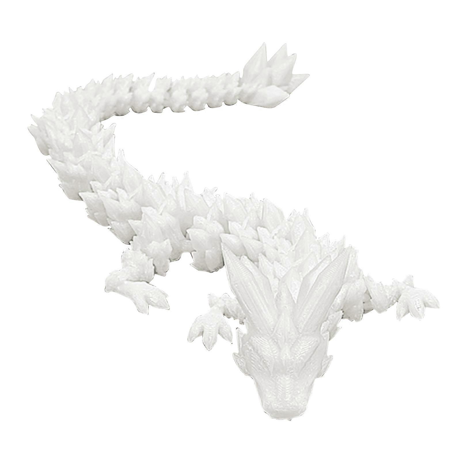Glowing 3D Printed Dragons Rotatable Articulated Dragons Model Present for Dragons Lovers