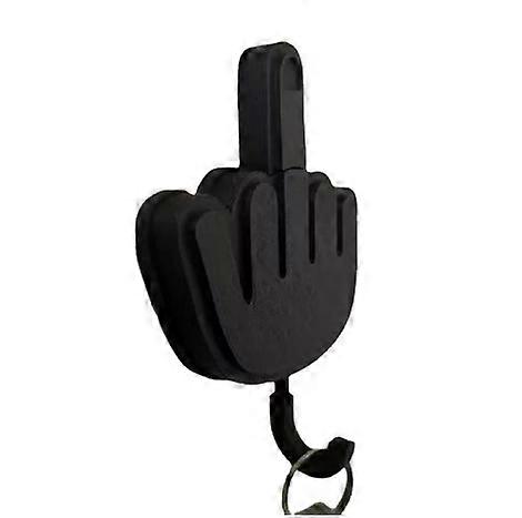 A hook,New Middle Finger Key Hanger, Middle Finger Hand Key Rack Holder Gesture Self Adhesive Key Hook