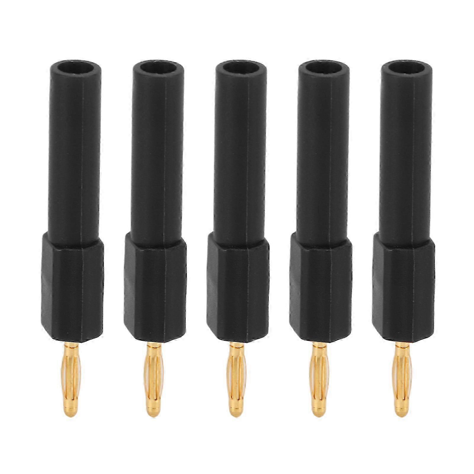 Banana Plug Conversion 2mm to 4mm Strong Connectivity and Good Conductivity - 5 Pieces