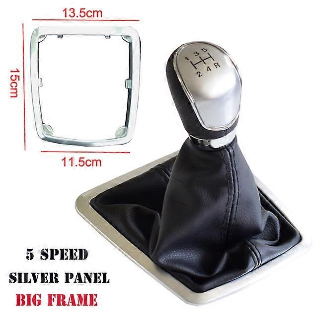 Gear Shifter Knob Lever Manual 5 6 Speed For Ford Focus 2 MK2 FL C-MAX 2006-2011 MK3 MK4 MK7 Galaxy With Leather Dustproof Cover
