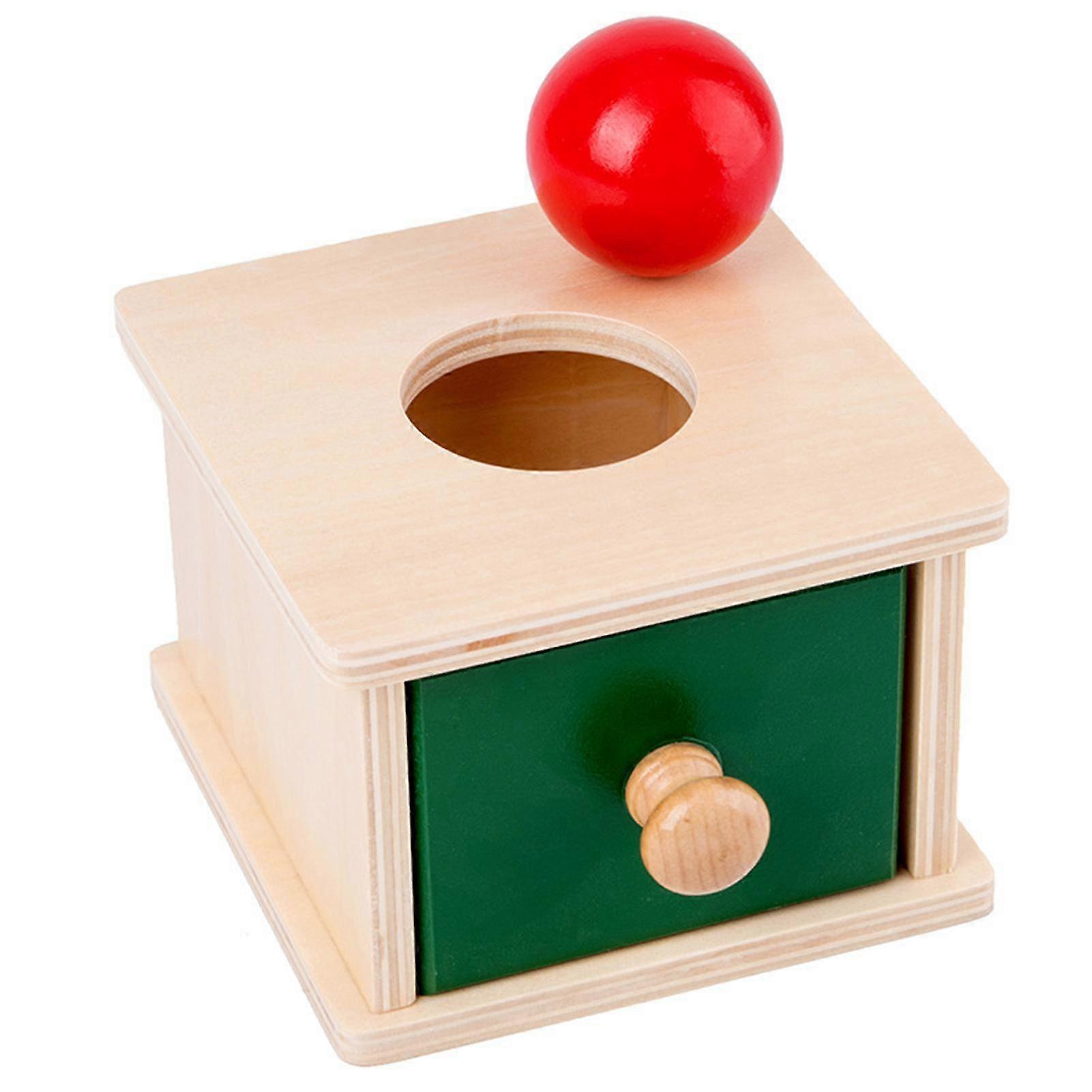 Coin Box With Thicker Coins Wooden Toy For Infant Preschool Learning Material Gift For Children