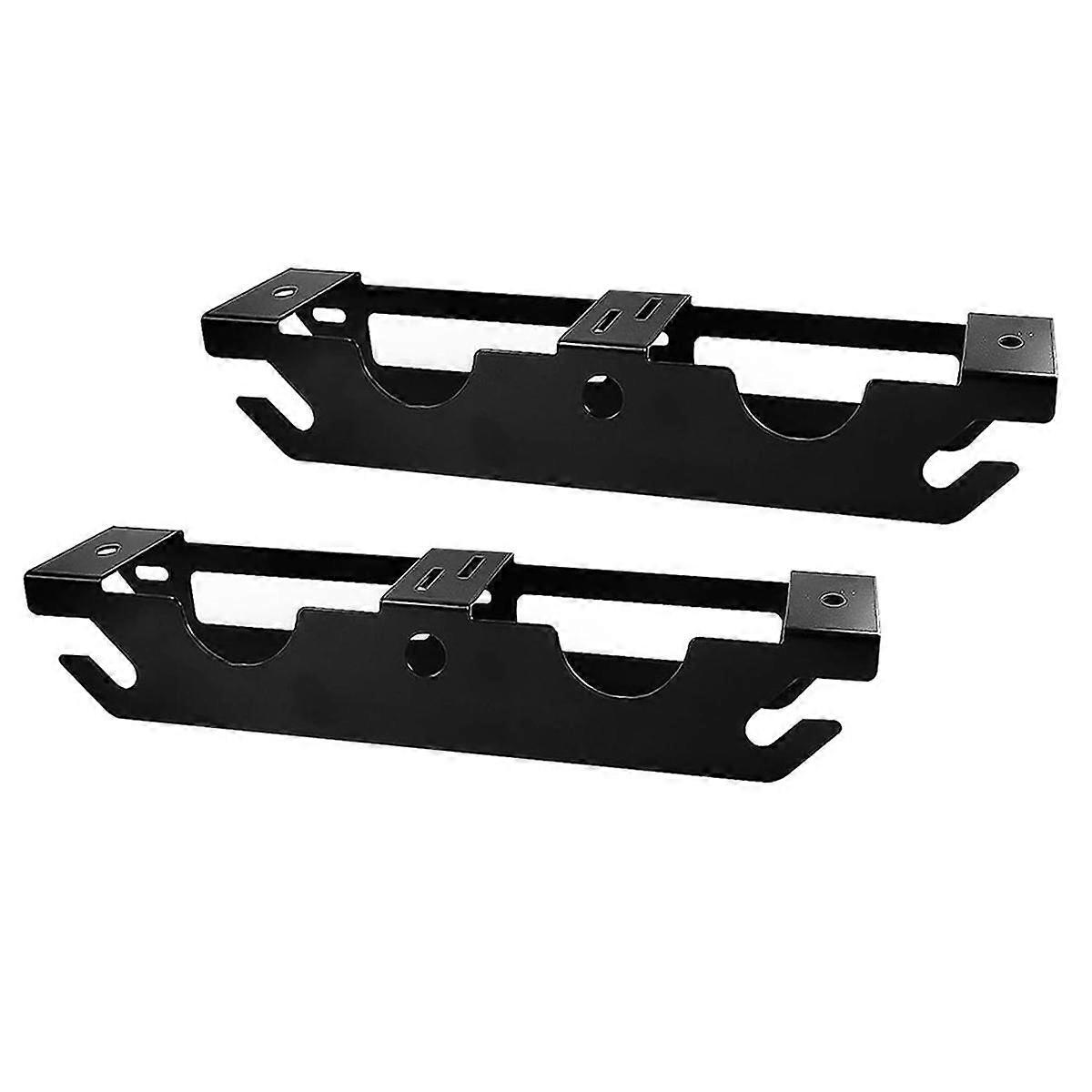 2Pcs Metal Angle Grinder Holder Rack, 4 Bay Power Angle Grinder Stands with Wire Holder, Wall Mount Power Tool Organizer