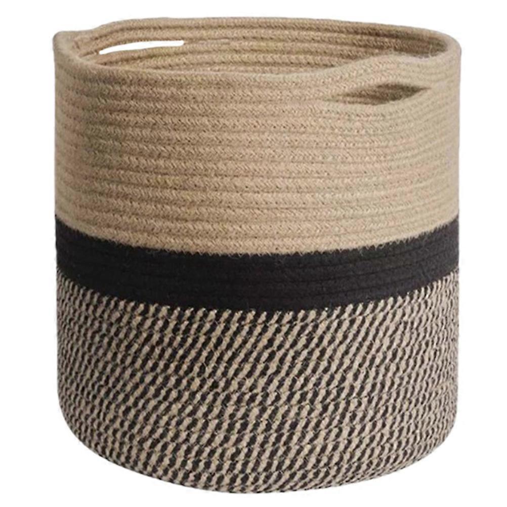 1 Pc Woven Flower Container Eco-friendly Flower Holder Simple Clothes Basket