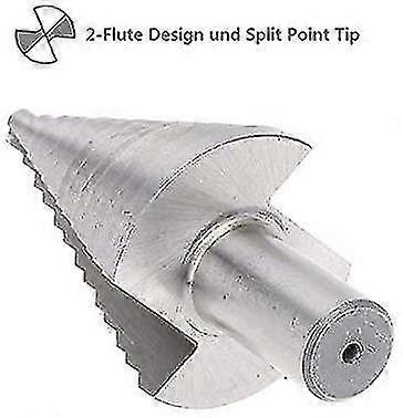 Stepped Countersink Drill Bit, Double Slotted Tapered Countersink