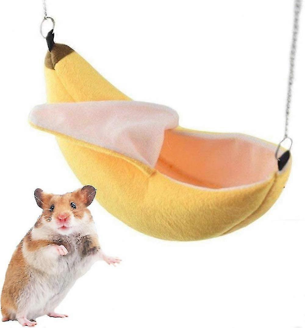Hamster Bed House Hammock (banana)