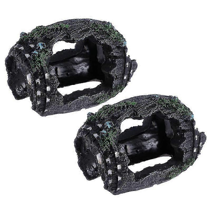 2pcs Aquarium Decoration Landscaping Ornaments