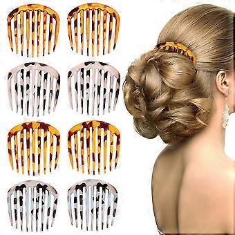 8 stücke französische haar seitenkämme kleine französische haarkämme dekorative haarkämme haarschmuck