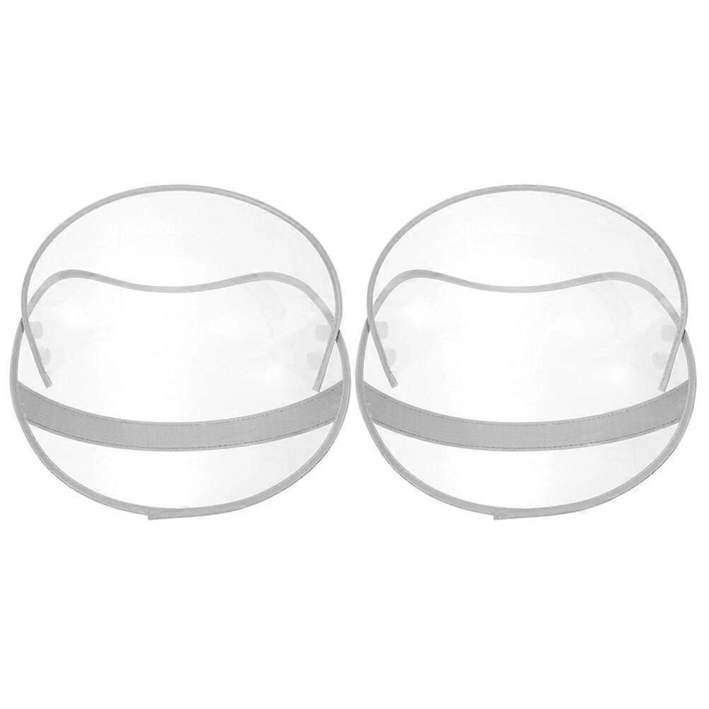 2Pcs Transparent Hat Brim Replaceable Hat Shield Raincoat Cap Brim Rain Poncho Accessory