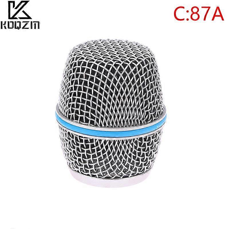 Microphone Replacement Head Steel Mesh Handheld Microphone Grill Mesh Head Fits