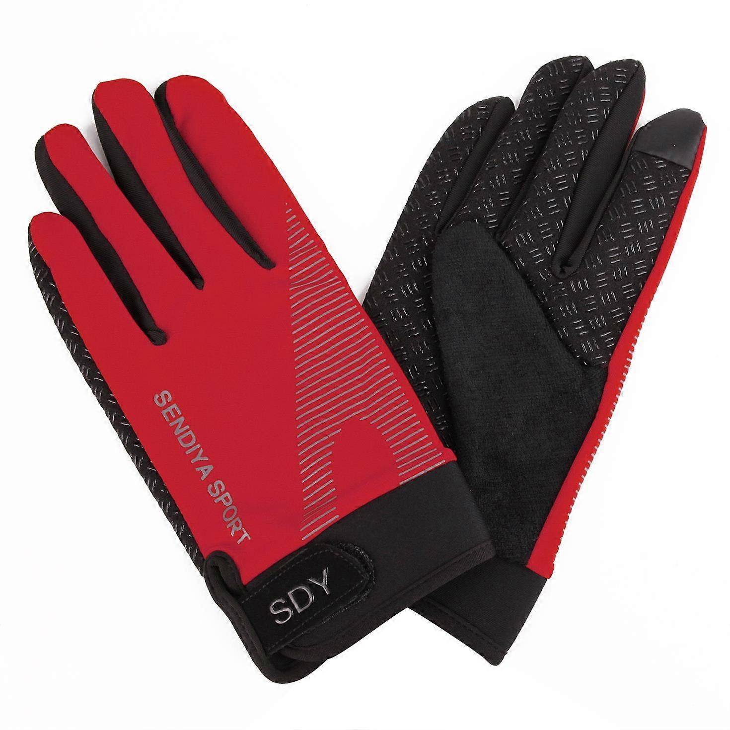 2021 Anti-slip TouchScreen Ridding Gloves Lightweight Full Finger for Spring Summer Outdoor Mountain Biking Gloves Non-slip