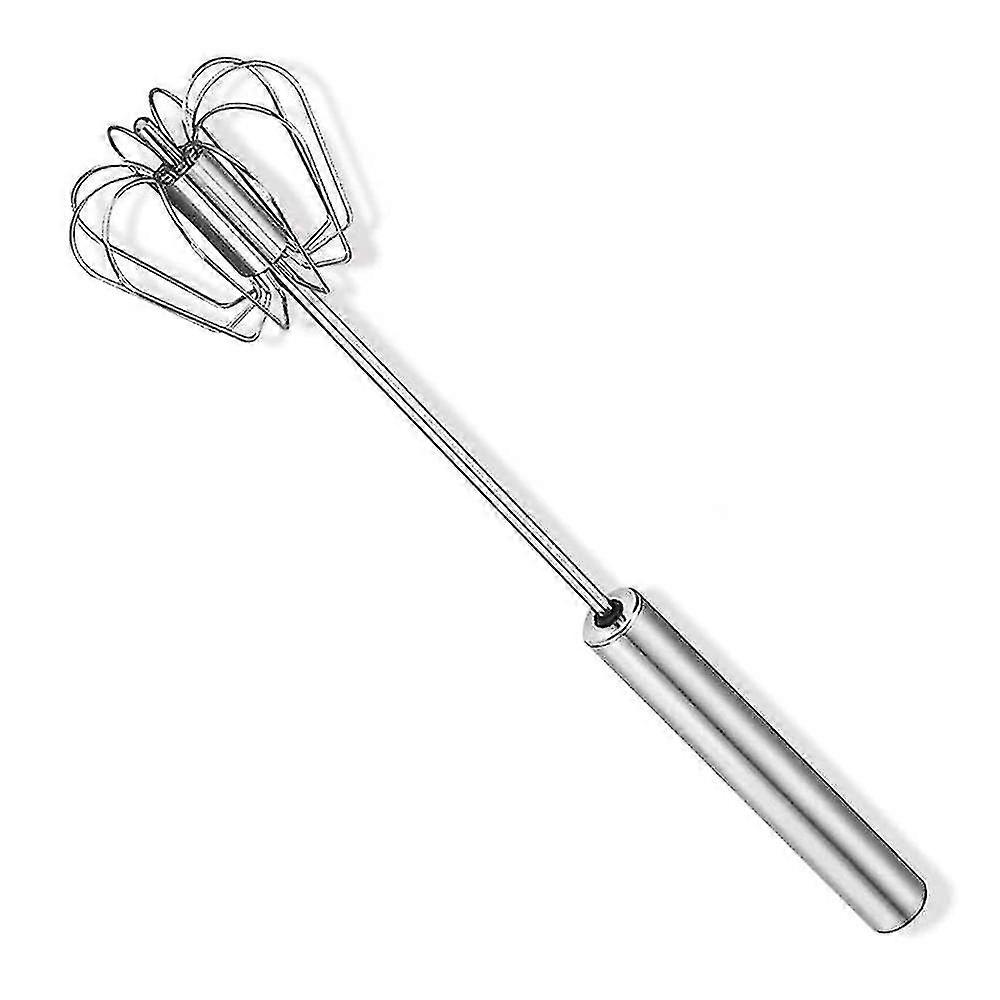 Stainless Whisks, Semi-automatic Egg Whisk Beater Mixer, Easy Use And Save Much Energy During Beating Mixing Stirring For Kitchen, Easy Whisk