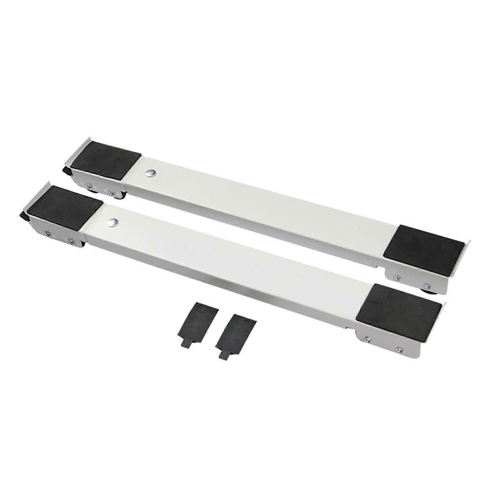 2Pcs Durable Refrigerator Stand Mobile Moisture-proof Sturdy Moving Washing Machine Base for Home