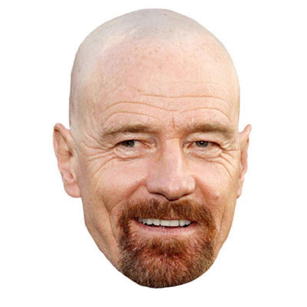 Bryan Cranston Celebrity Mask, Flat Card Face