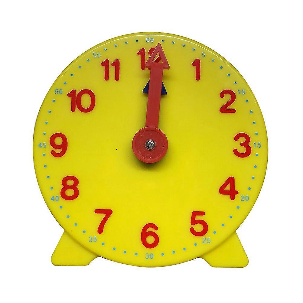 Tabletop Clock Desktop Teaching Clock Small Round Clock Desktop Round Clock