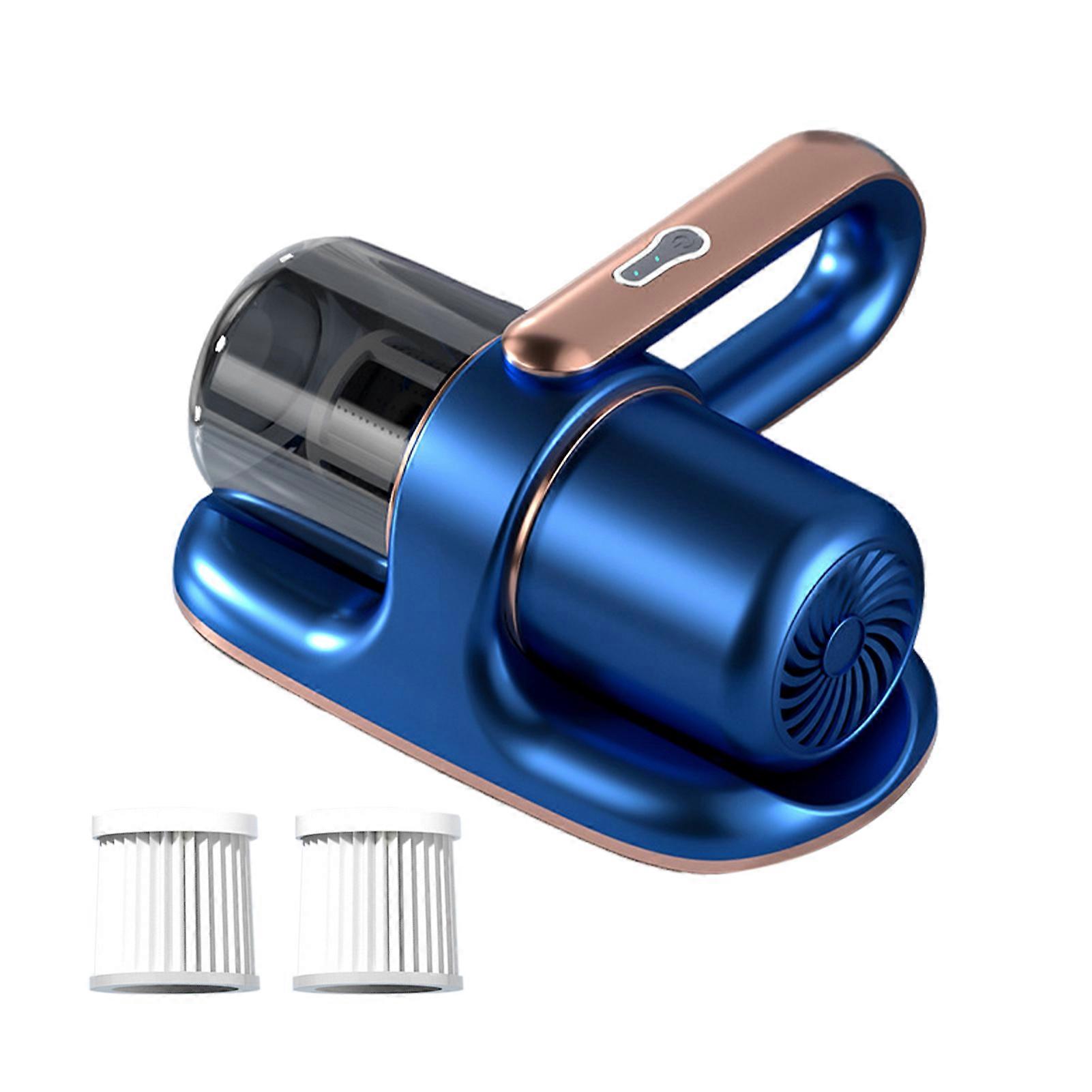 Handheld Vacuum Dust Mite Remover 13000Pa Strong Suction Low Noise Cordless Rechargeable Mattress Vacuum with UV Light QingHai