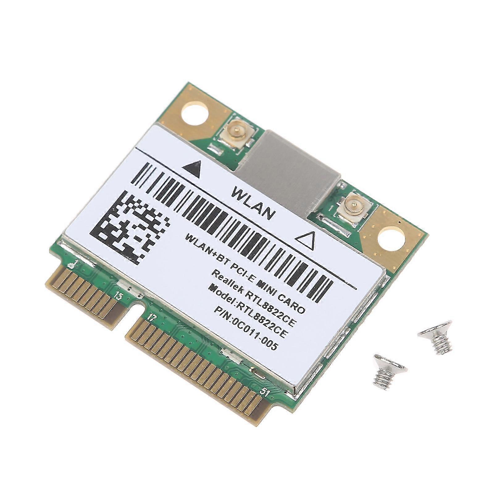 Rtl8822ce 1200mbps 2.4g/5ghz 802.11ac Wifi Card Network Mini Pcie Bt5.0 For Pc