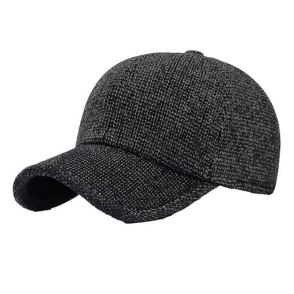 Men's Winter Thermal Wool Wool Tweed Pointed Baseball Cap