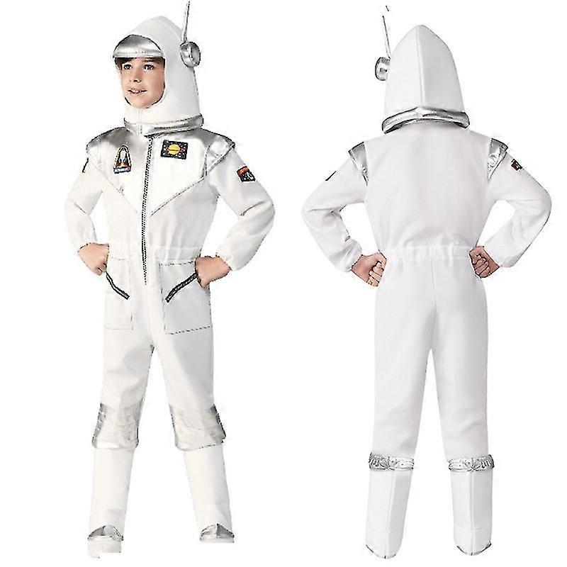 Ny astronaut børns rumdragt Børneforestilling Tøj Halloween Cos Kostumer Rollespil Astronautdragt