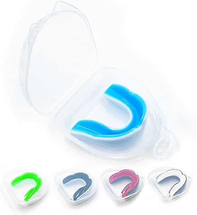 儿童青少年运动口罩，男孩女孩足球拳击MMA长棍网球篮球跆拳道空手道摔跤（5包）