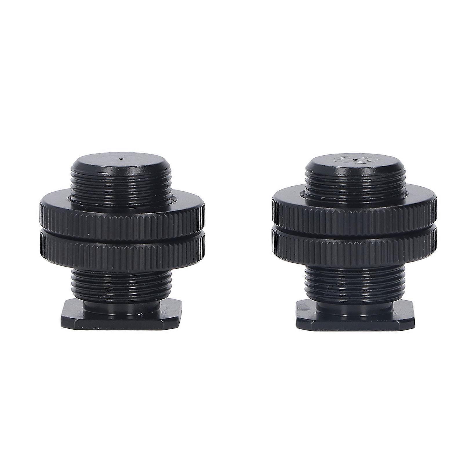 3PCS 1/4in Male Female Socket Screw Adapter Thumb Knob Quick Release for Camera Flash Bracket