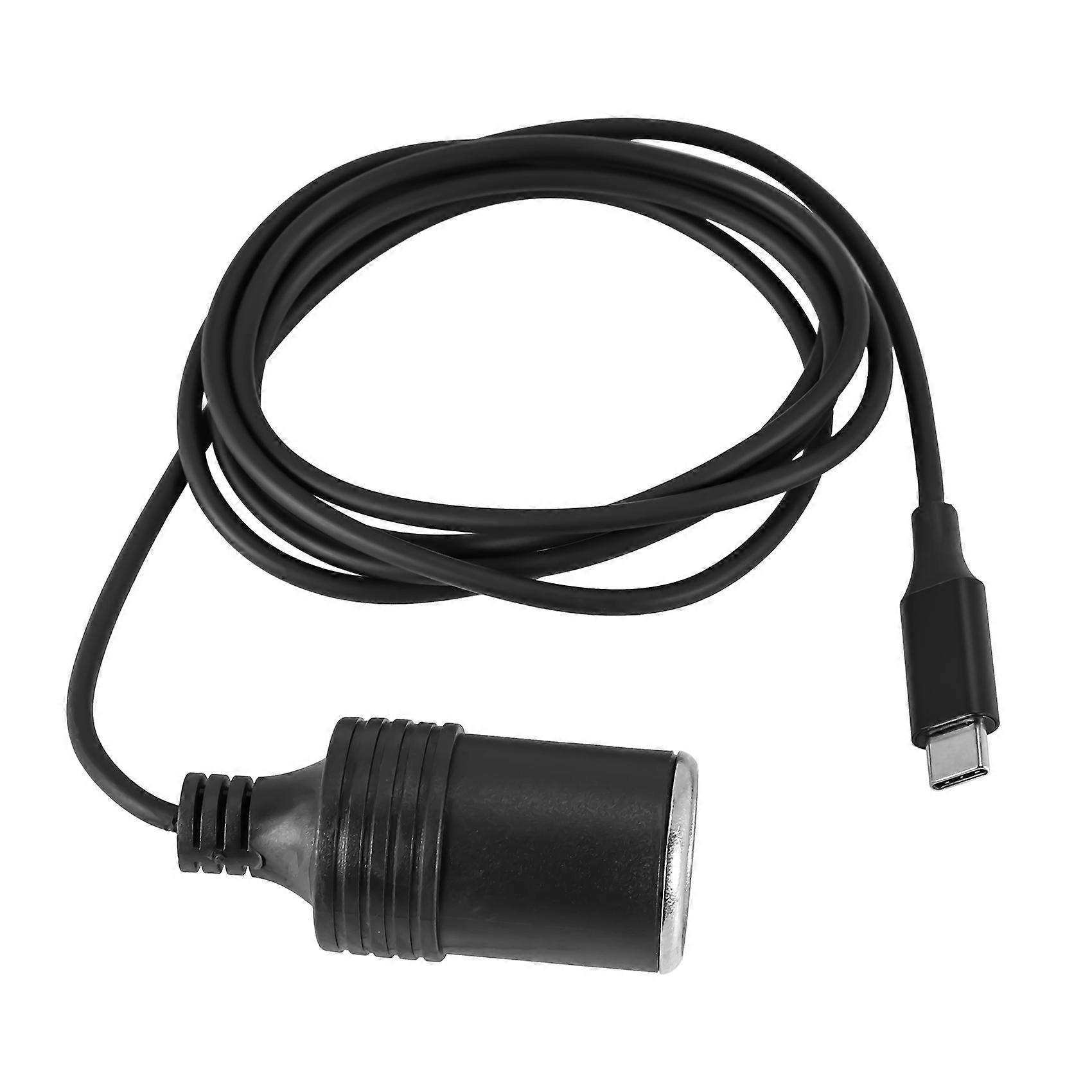 USB C PD 45W 15V / 3A Type C Mann til sigaretter Lettere stikkontakt kvinnelig omformeradapterkabel