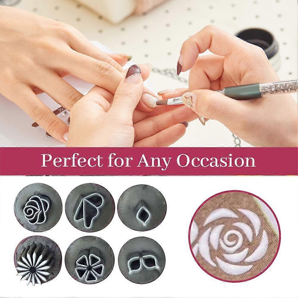 Nail Stamp Pen DIY Tools Stamp Tool With 6 Different Patterns Home DIY