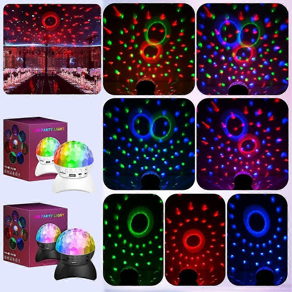 LED Disco Light Ball DJ Party Stage Effect Lights Rotating Galaxy Projector