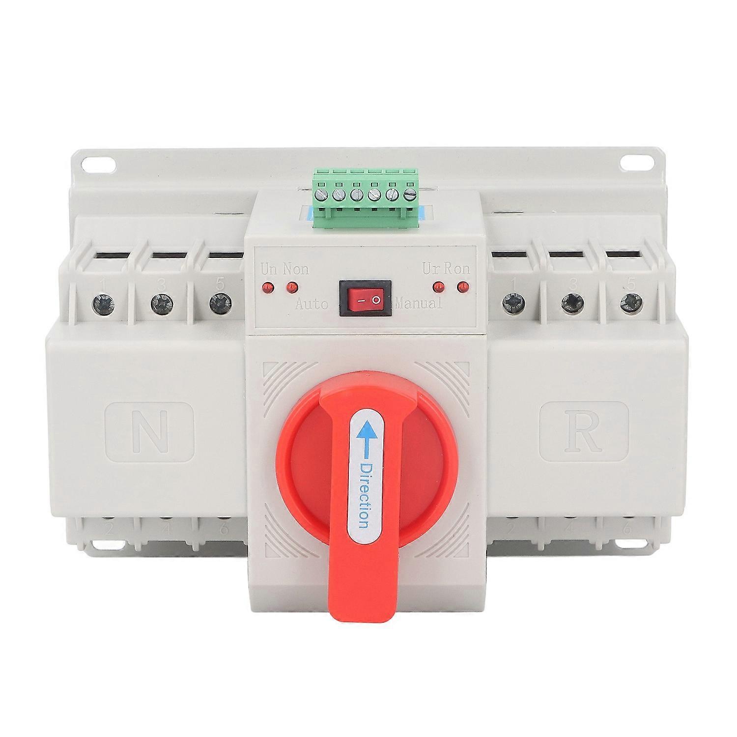 Dual Power Automatic Transfer Switch Mini ATS Dual Power Generator Changeover Switch 400V 125A 