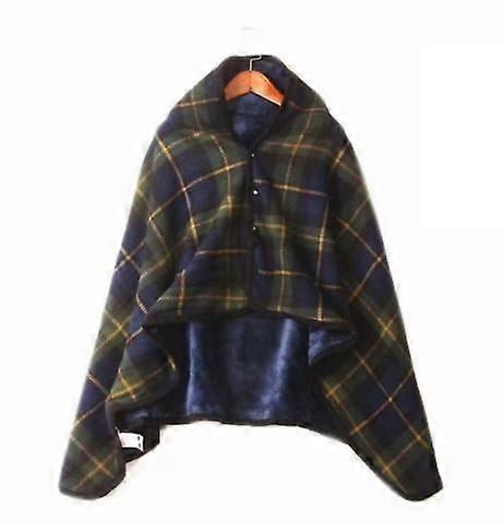 Moisture-absorbing heat-preserving warm blanket lazy buckle