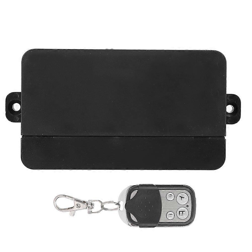 Wide Voltage 4-Way Light Remote Control Switch - Motor & Lighting Controller, Black/White