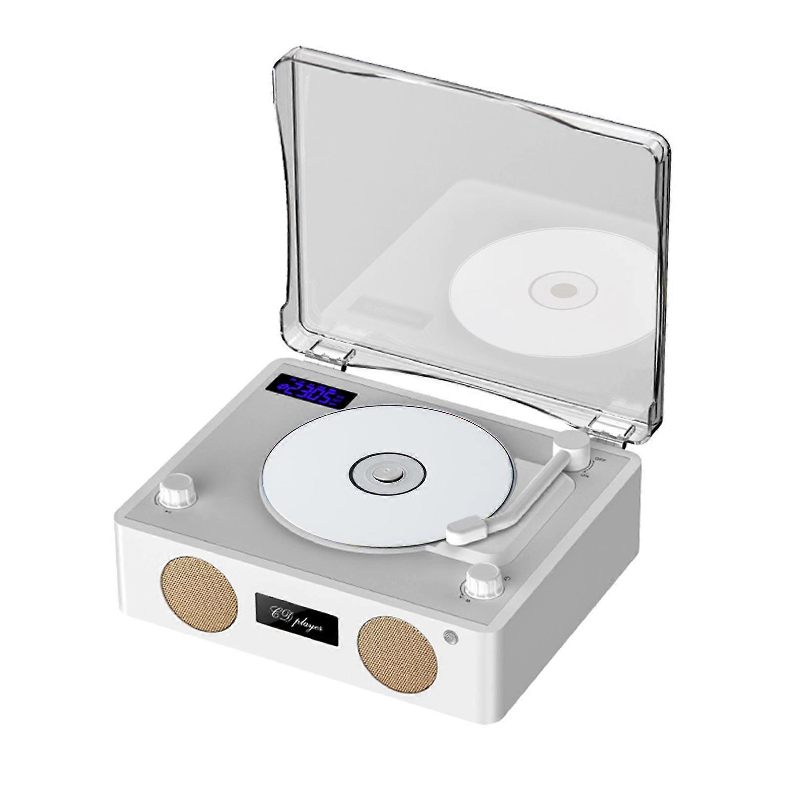Retro CD Player Wireless BT Speaker FM Radio Multi-functional Line-in U Disk Music Player with