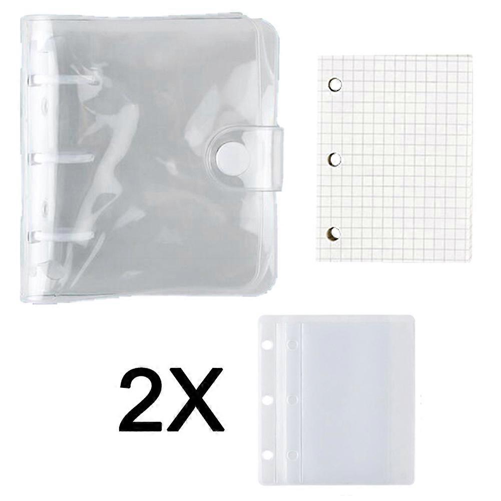 binder + 70 square pages + 2 3-hole storage bags (white binder set, note when ordering: does not require 12 cards)