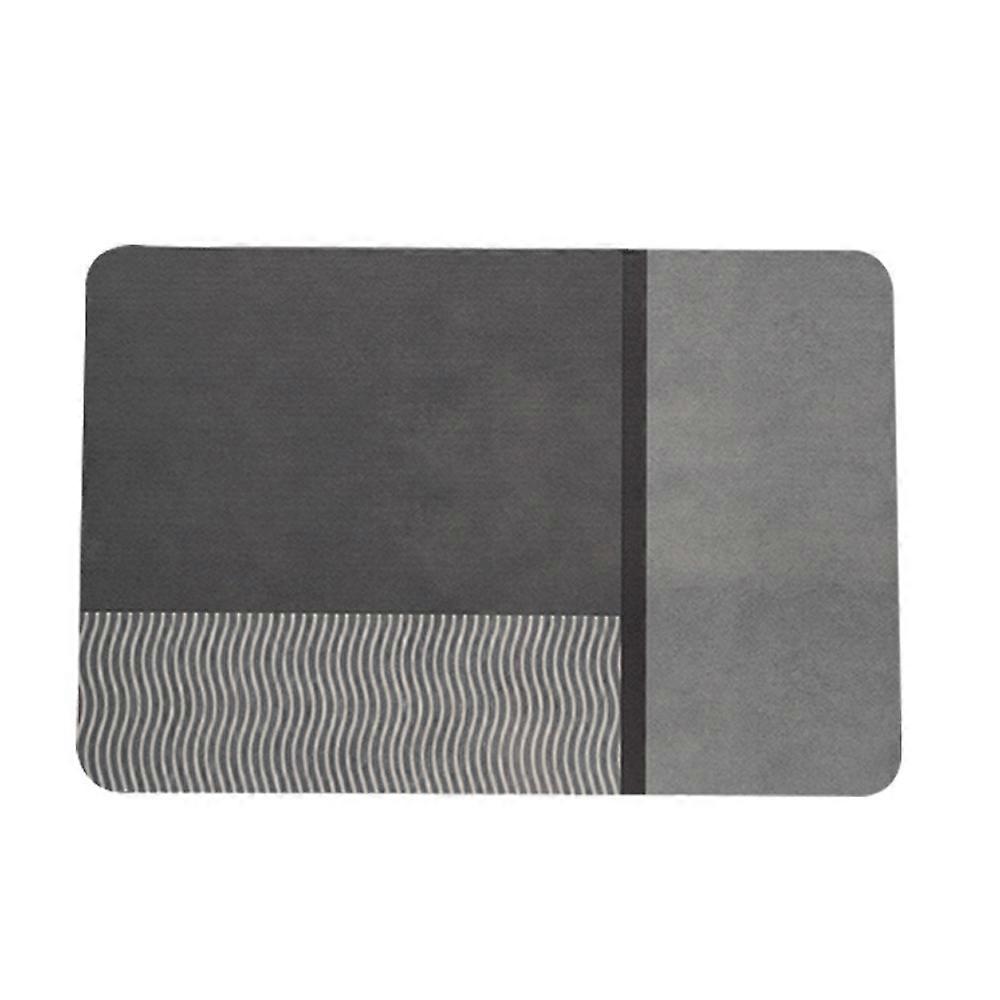 Geometric water-absorbent quick-drying anti-slip floor mat