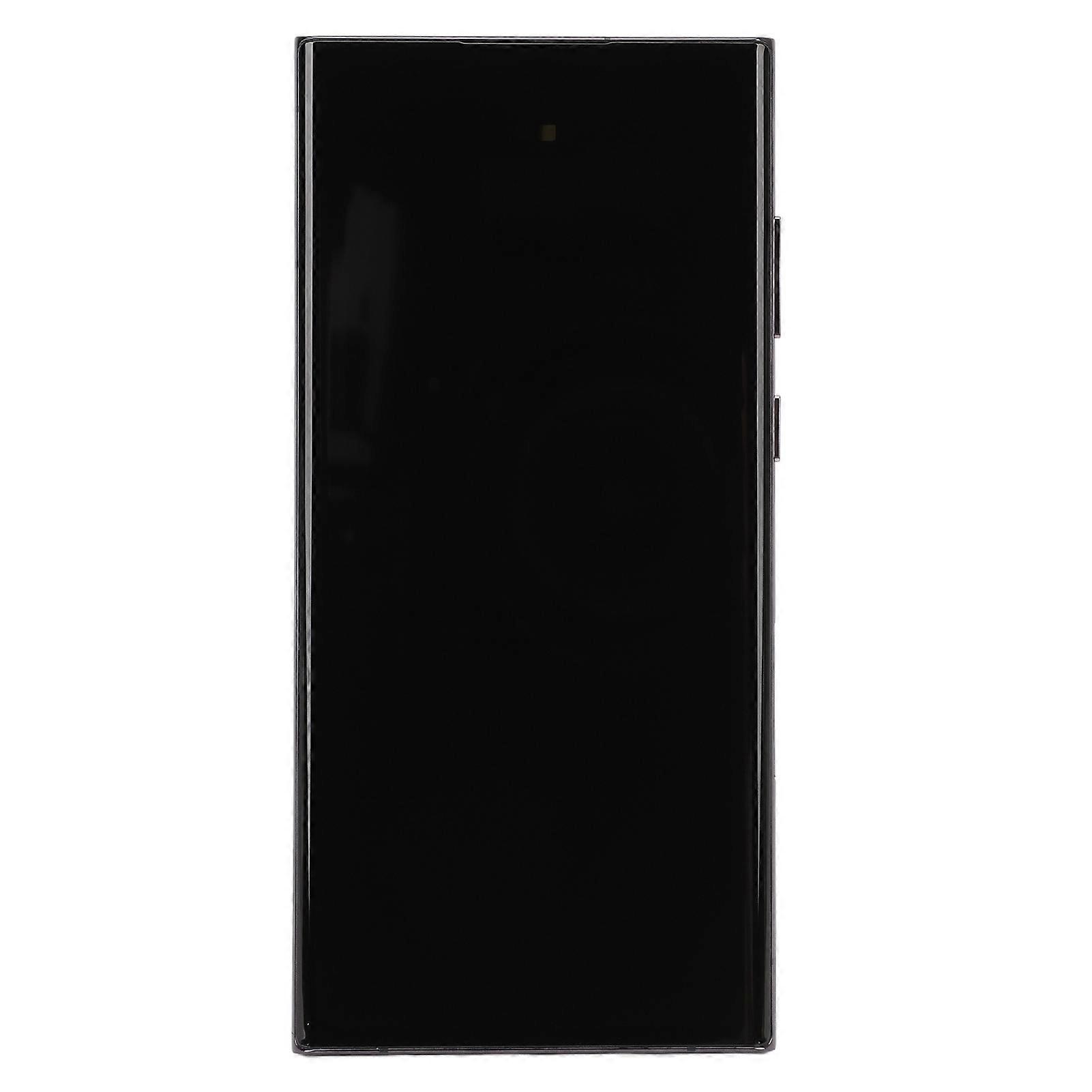 Phone Screen Replacement for Galaxy S22 Ultra 5G SM‑S908U Touch Screen Digitizer Assembly with Frame Fingerprint Support